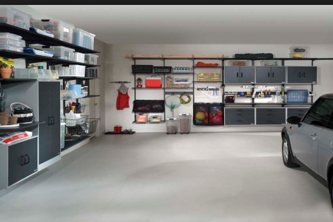 keep the garage clear and in order