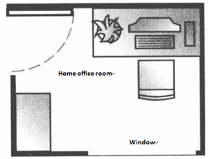 Computer screen facing window(Bad)