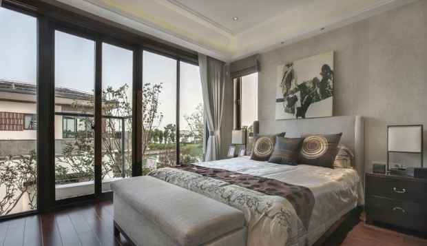 Large window of your bedroom