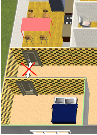 feng shui tips for kitchen door face bedroom door