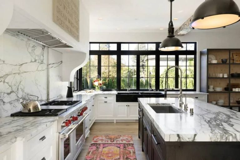 Where should the exhaust fan be installed in the kitchen