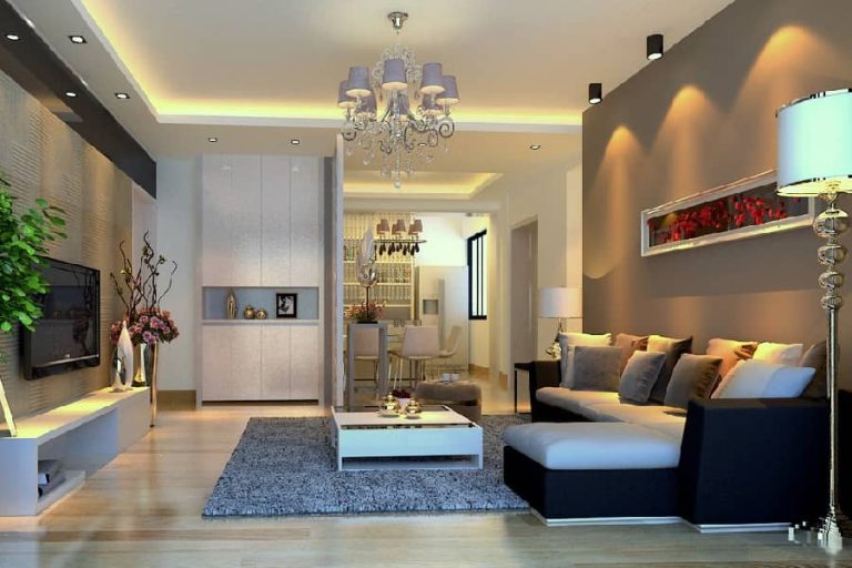 How to resolve the sharp corner of the living room