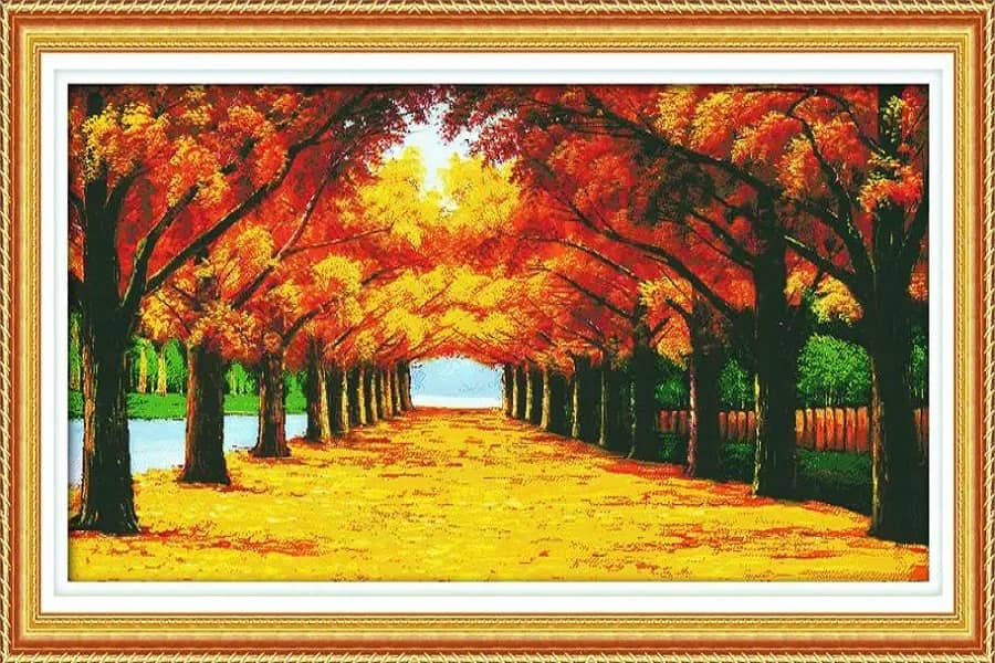 What are the precautions for Feng Shui in cross stitch