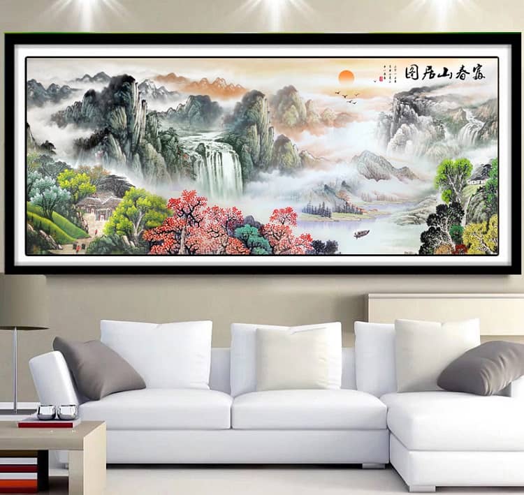 Feng Shui selection of cross stitch